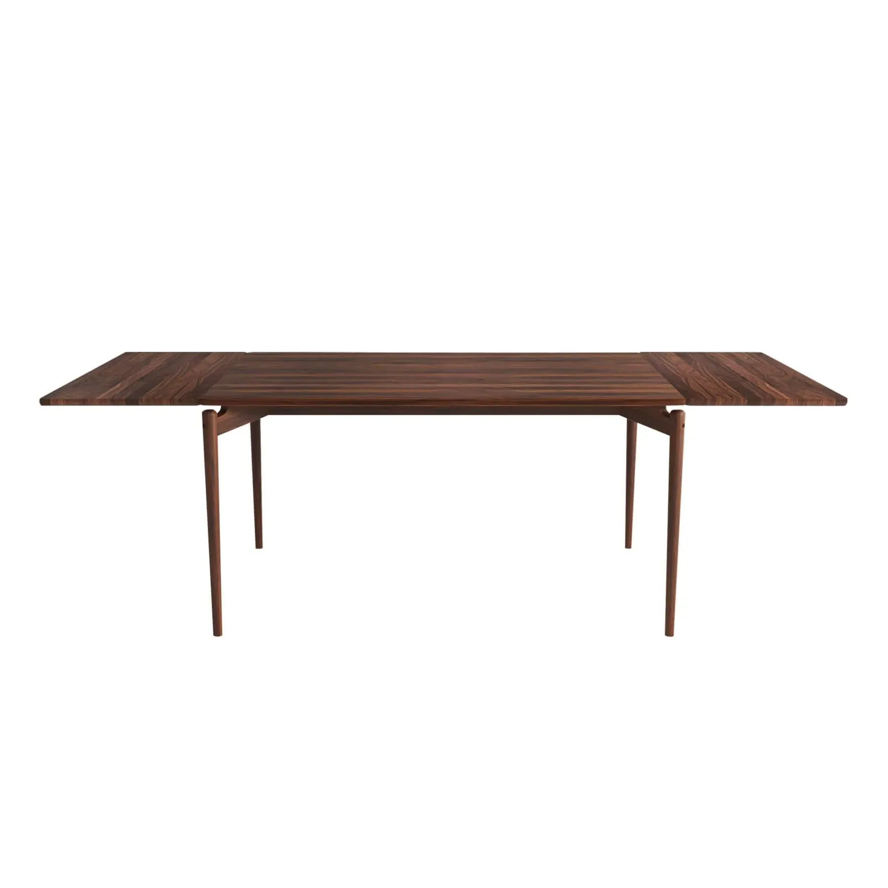 Extendable Dining Table with 2 Plates - Natural, Walnut