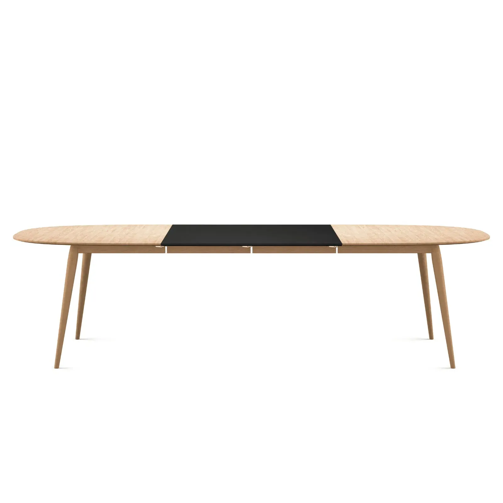 Extendable Dining Table with Storage - White, Oak