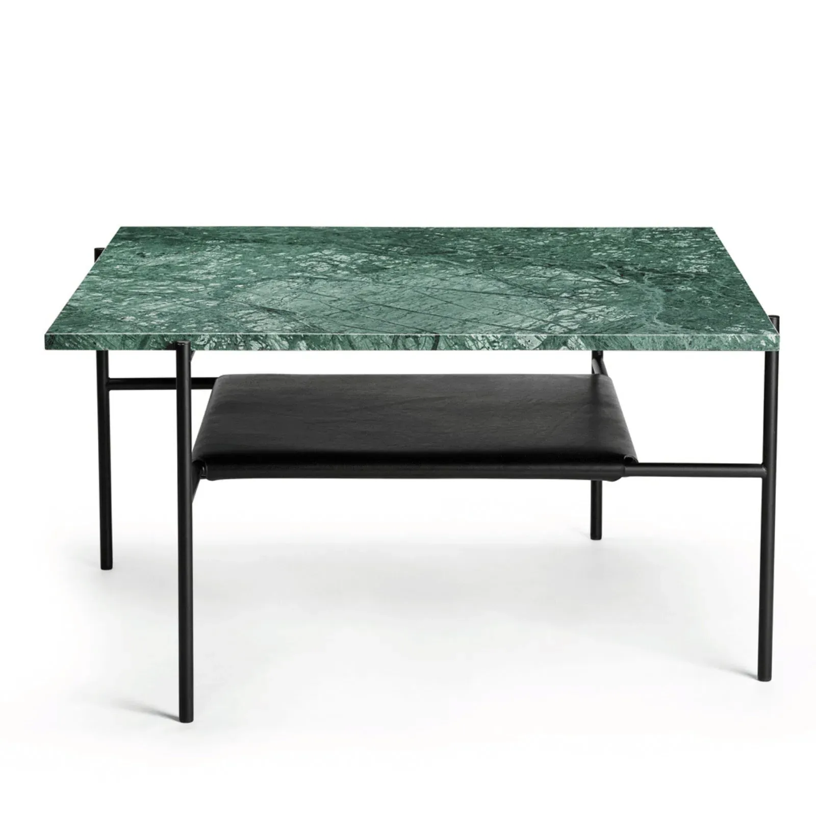 Large Coffee Table with Storage - Verde, Marble