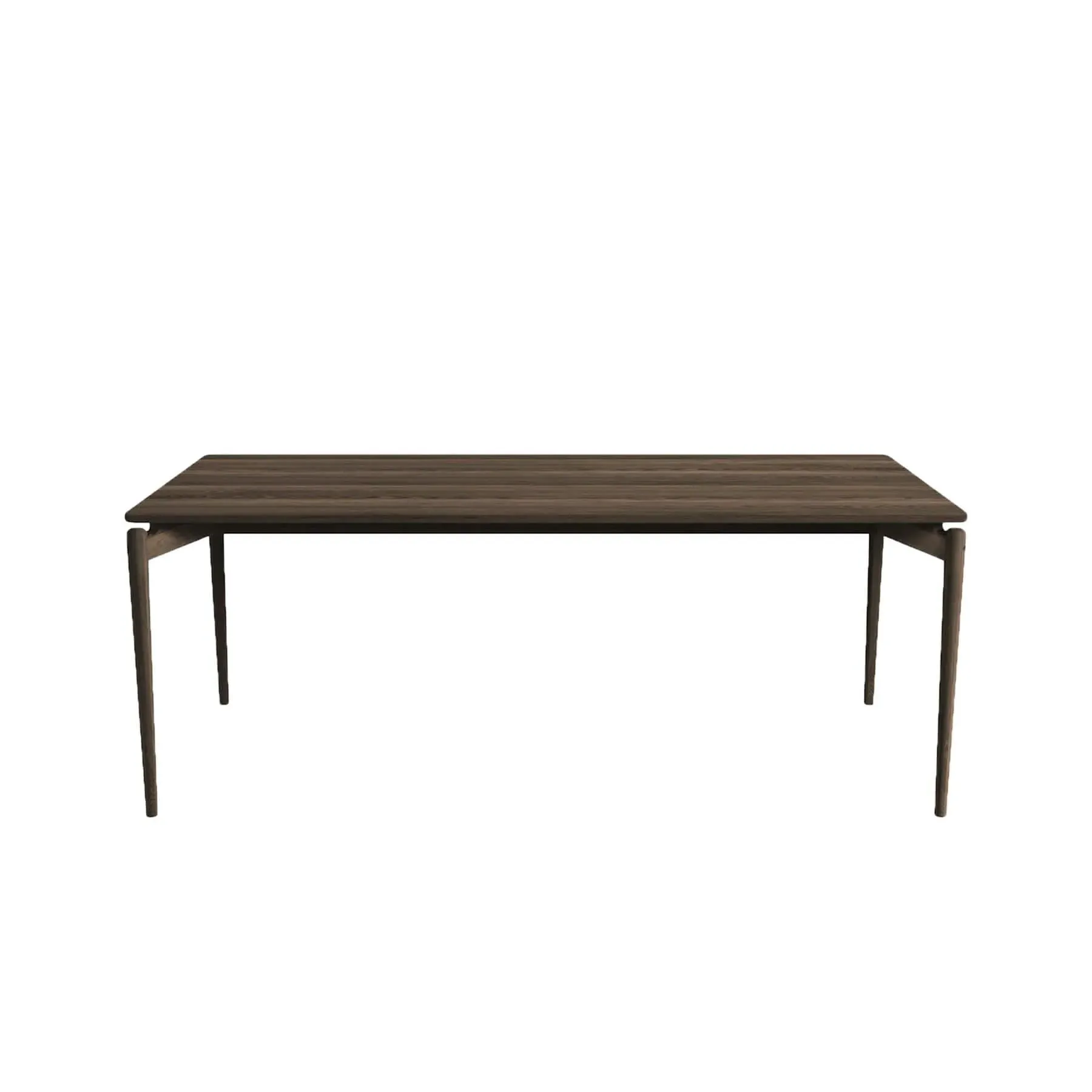 Large Extendable Dining Table - Smoked Oak