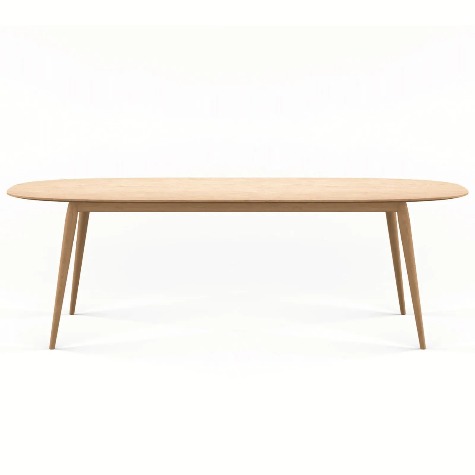 Medium Oval Dining Table - White Oak, Solid Wood