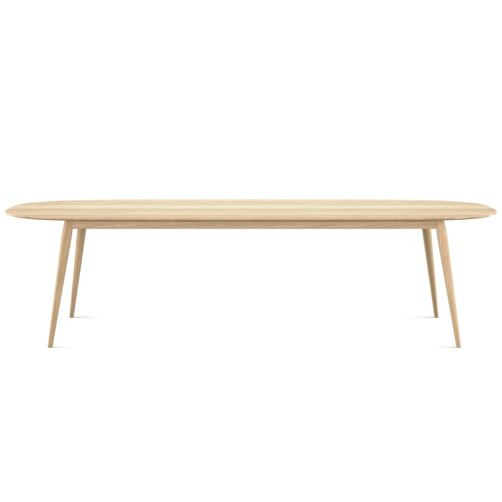 PLAYdinner Lame Large Oval Dining Table - Soaped Oak