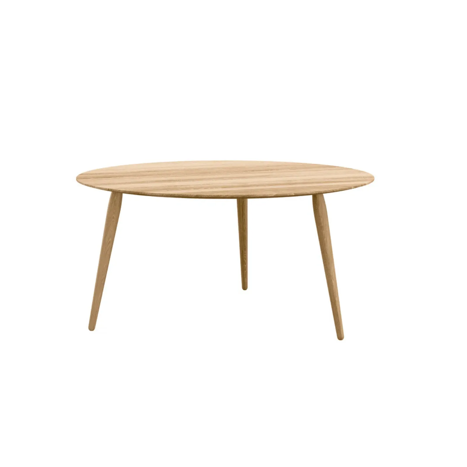 Round Coffee Table - Natural, Oiled Oak