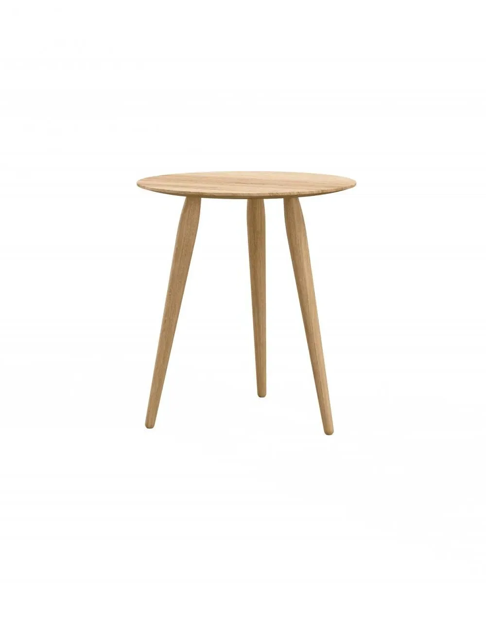 Round Coffee Table - Natural, Oiled Oak