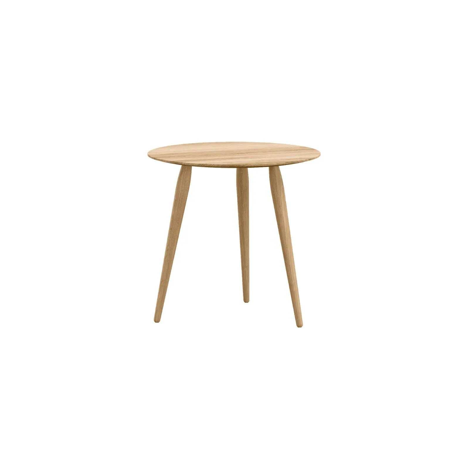 Round Coffee Table - Natural, Oiled Oak