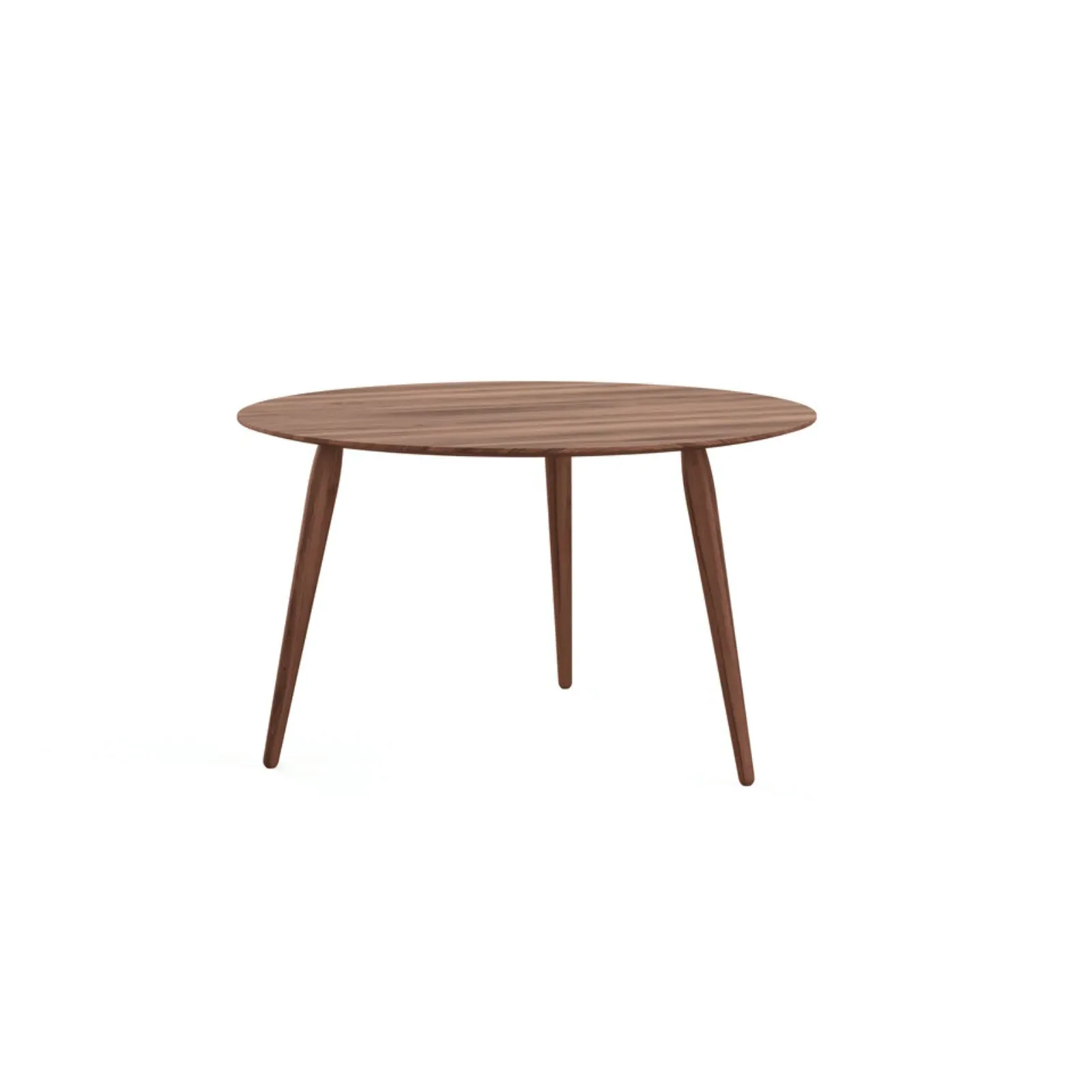 Round Coffee Table - Natural, Oiled Walnut
