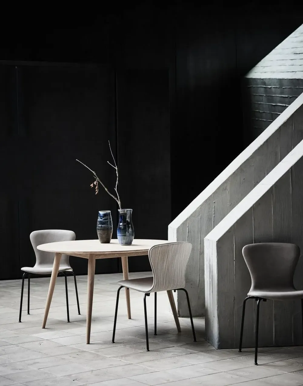 Round Dining Table - Natural Oiled Walnut