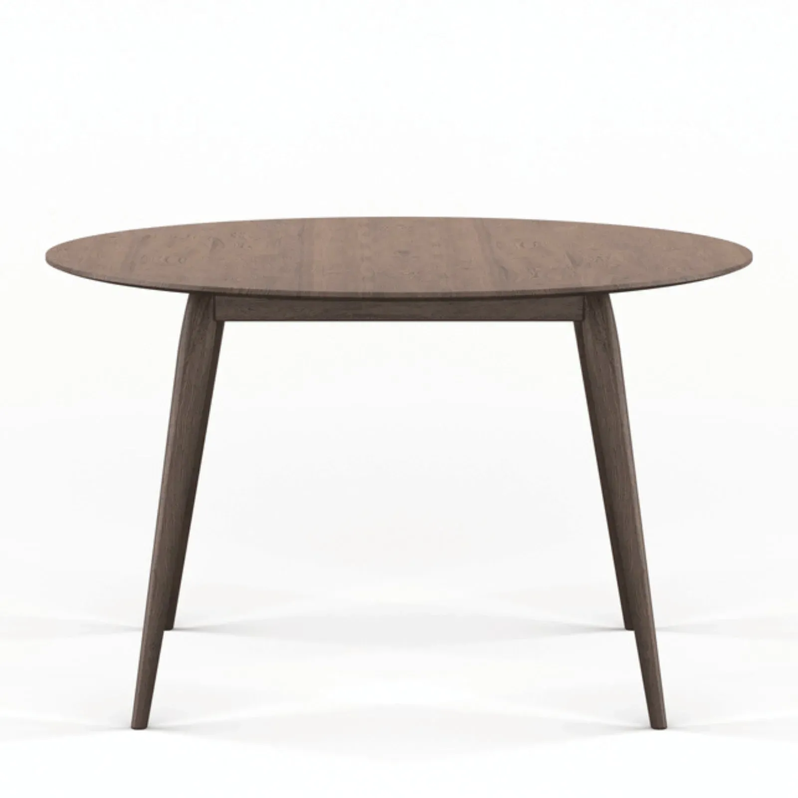 Round Dining Table - Smoked Oak