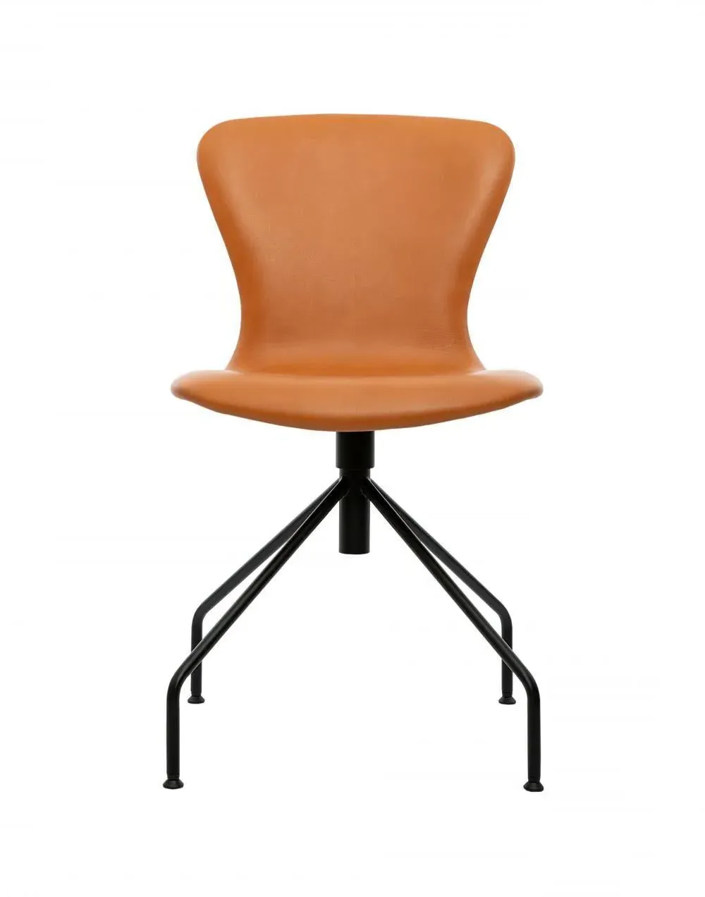 Swivel Office Chair - Black, Leather