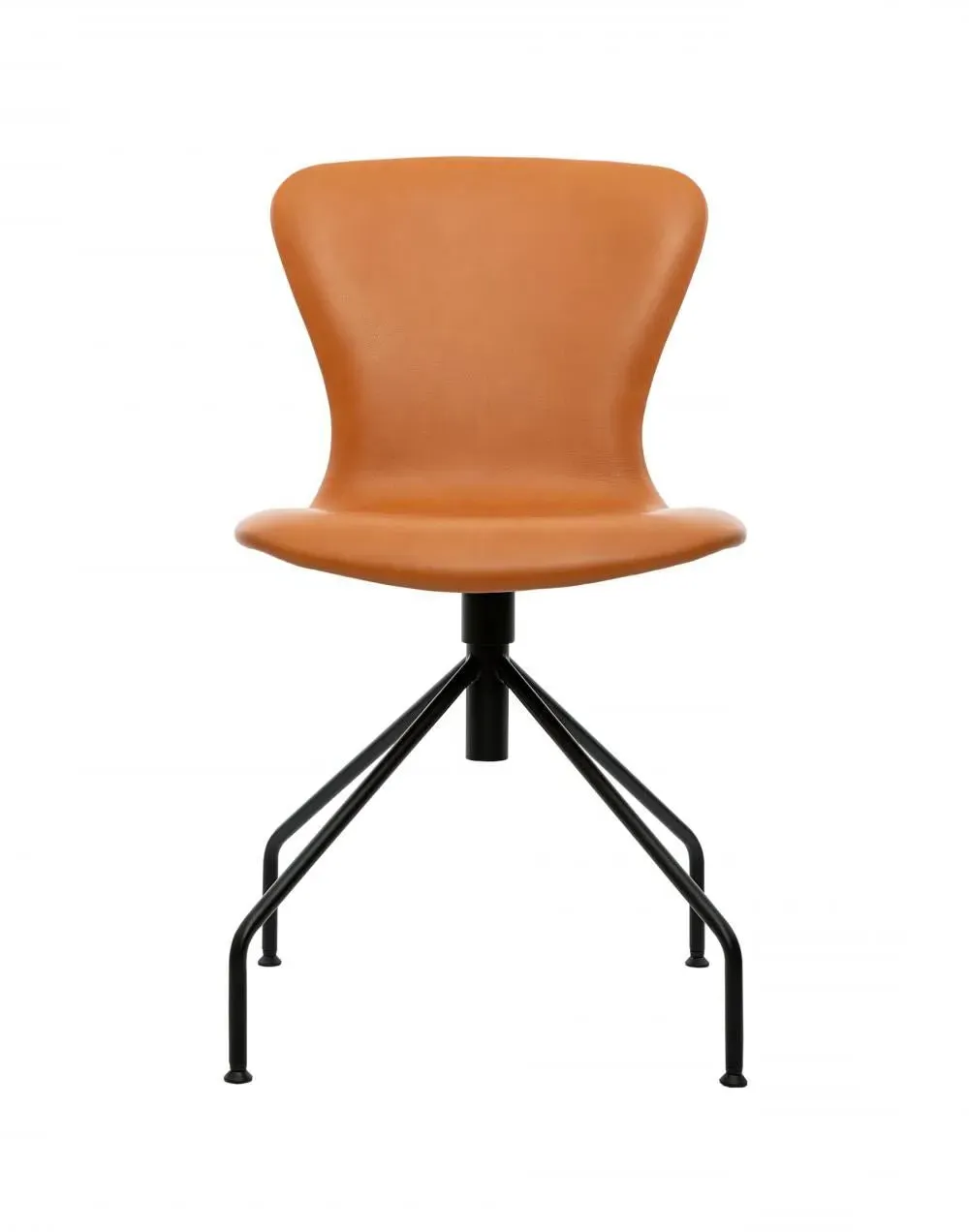 Swivel Office Chair - Black, Leather