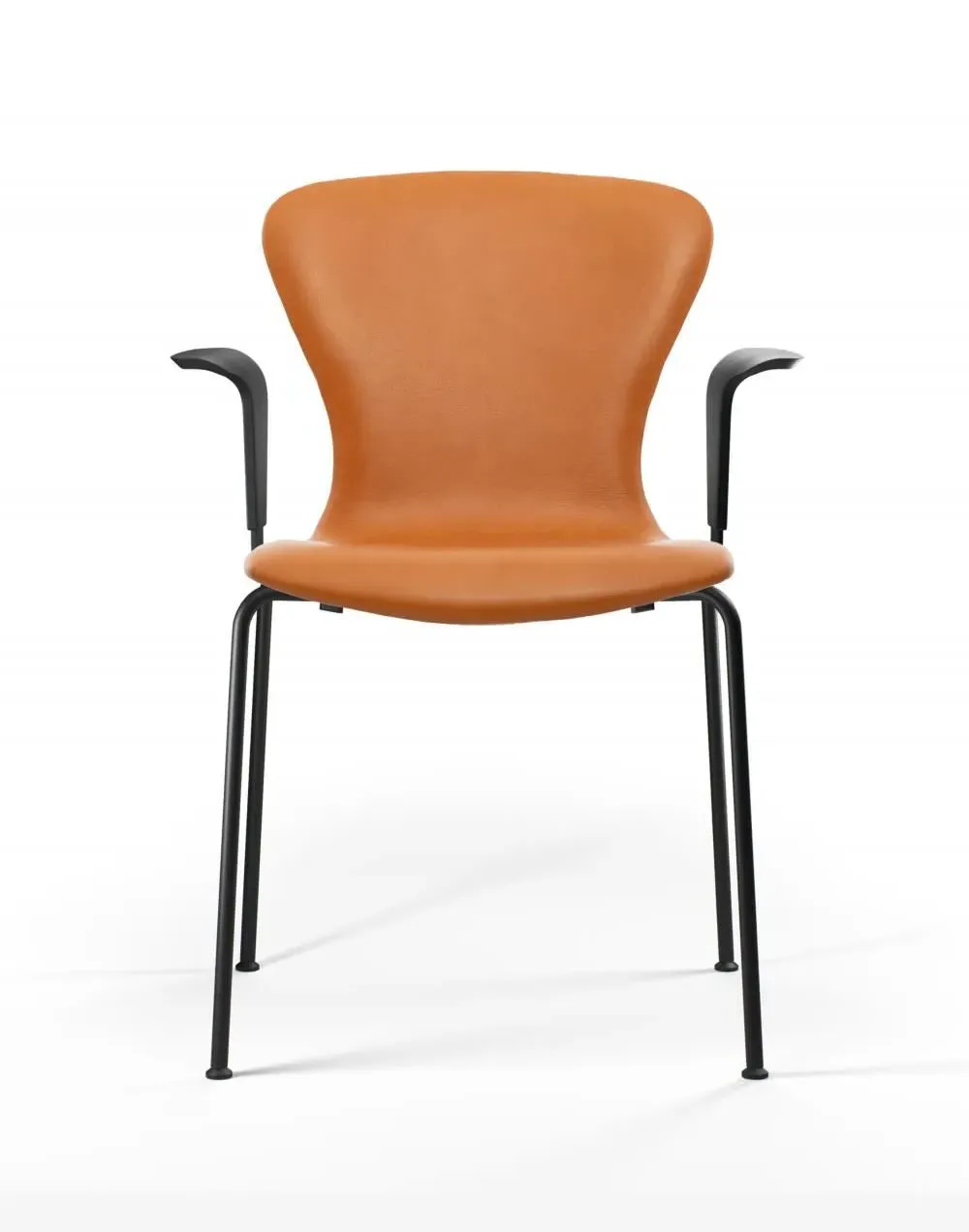Tube Frame Armchair - Black, Leather