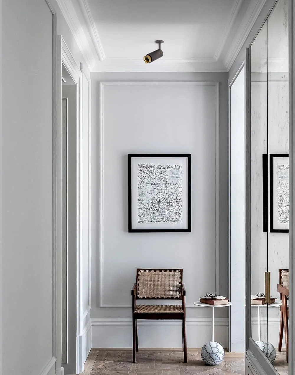 Adjustable Ceiling Spotlight - Graphite, Metal