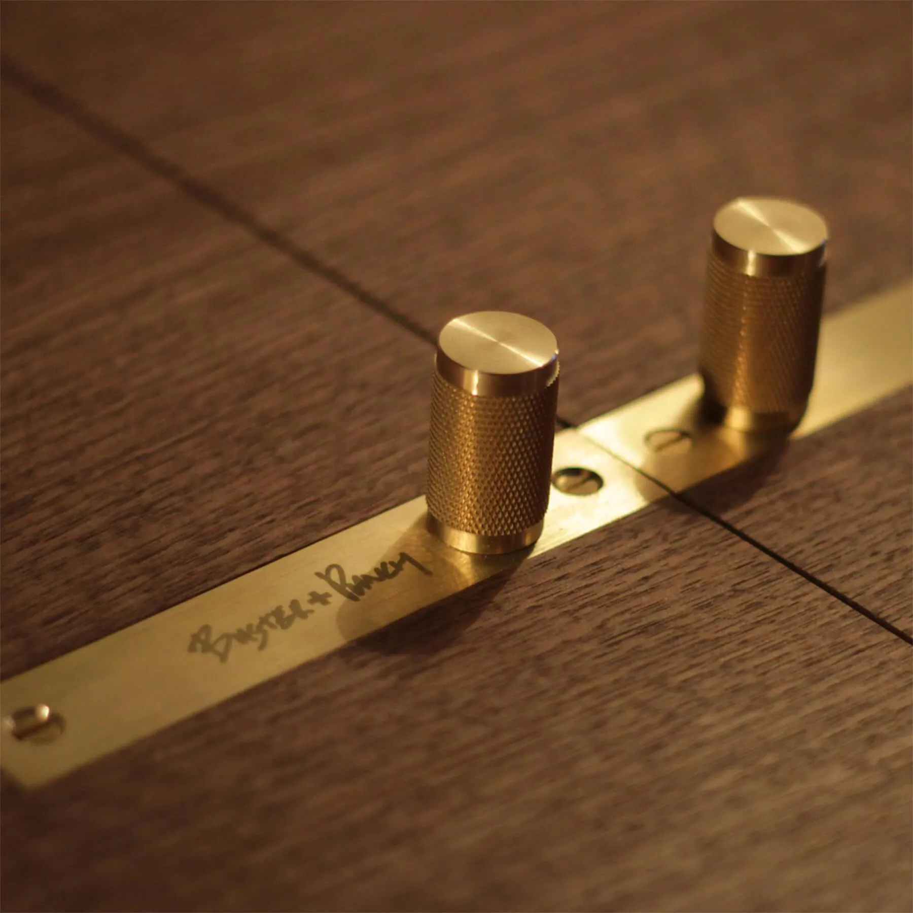 Bar Cabinet with Lighting - Grey, Walnut