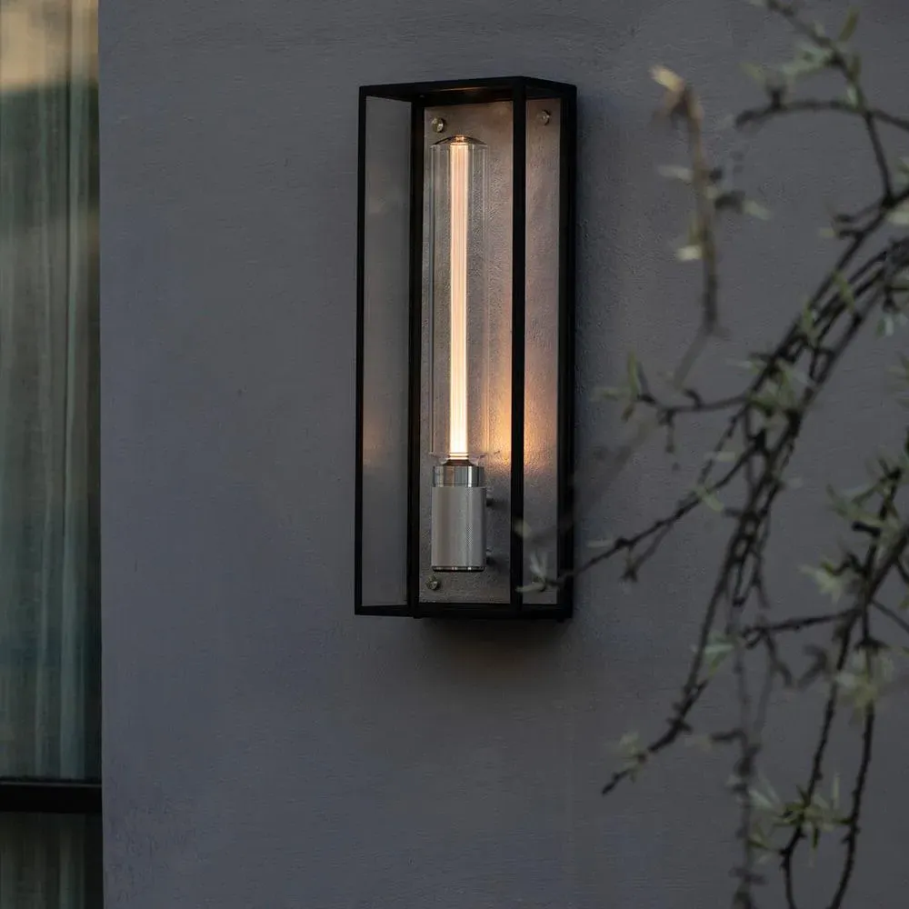 Caged Wet Large Wall Light - Brass