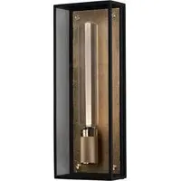 Caged Wet Large Wall Light - Brass