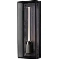 Caged Wet Large Wall Light - Gun Metal