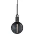 Forked Globe Medium Pendant Light - Gun Metal, Metal