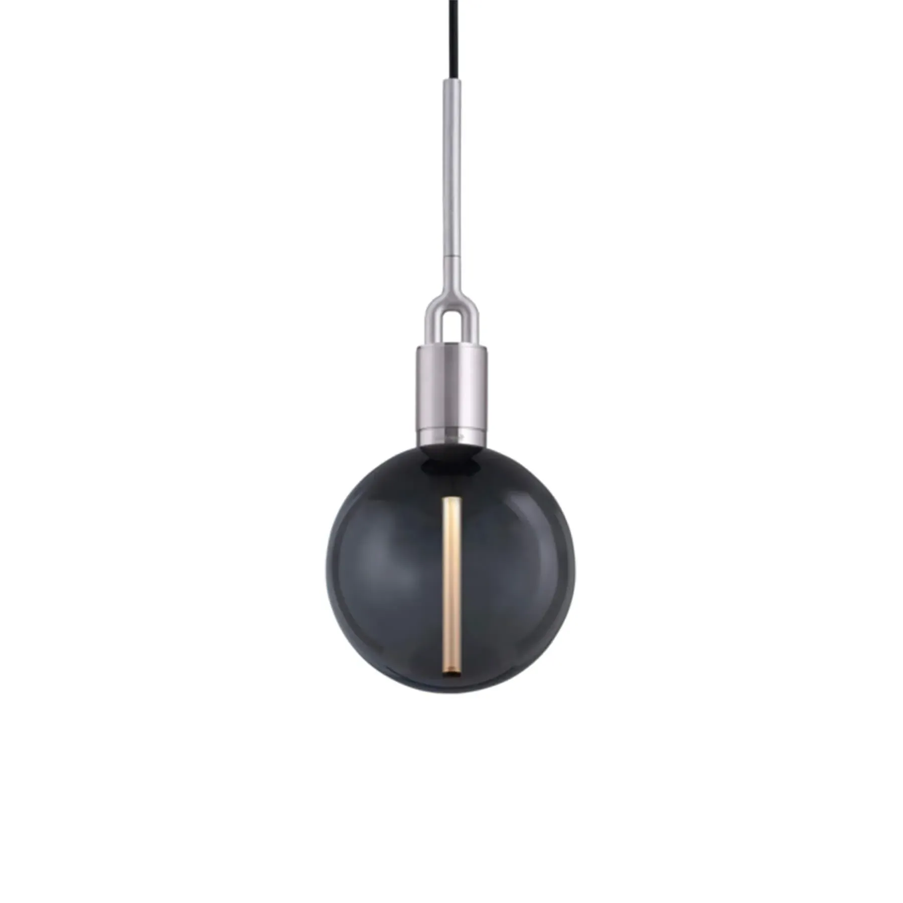 Forked Globe Medium Pendant Light - Steel, Metal