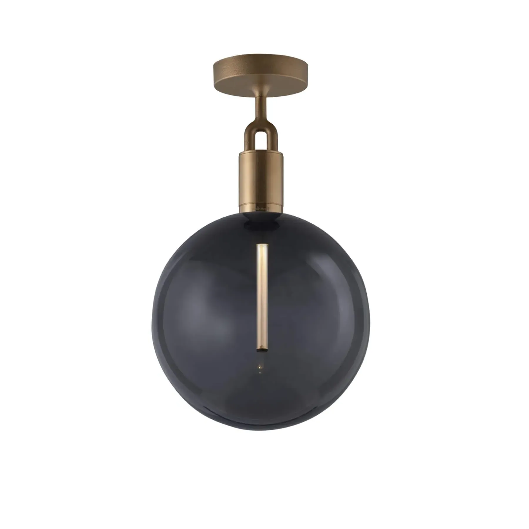 Large Ceiling Globe Light - Brass, Metal image