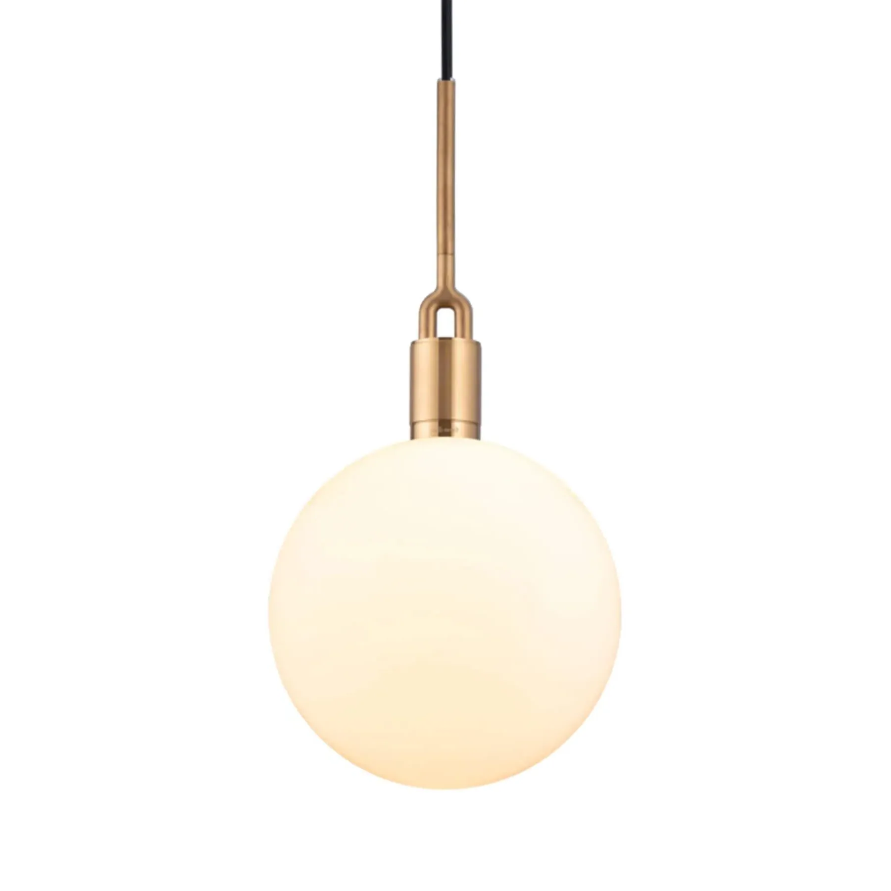 Large Globe Pendant Light - Brass, Metal image