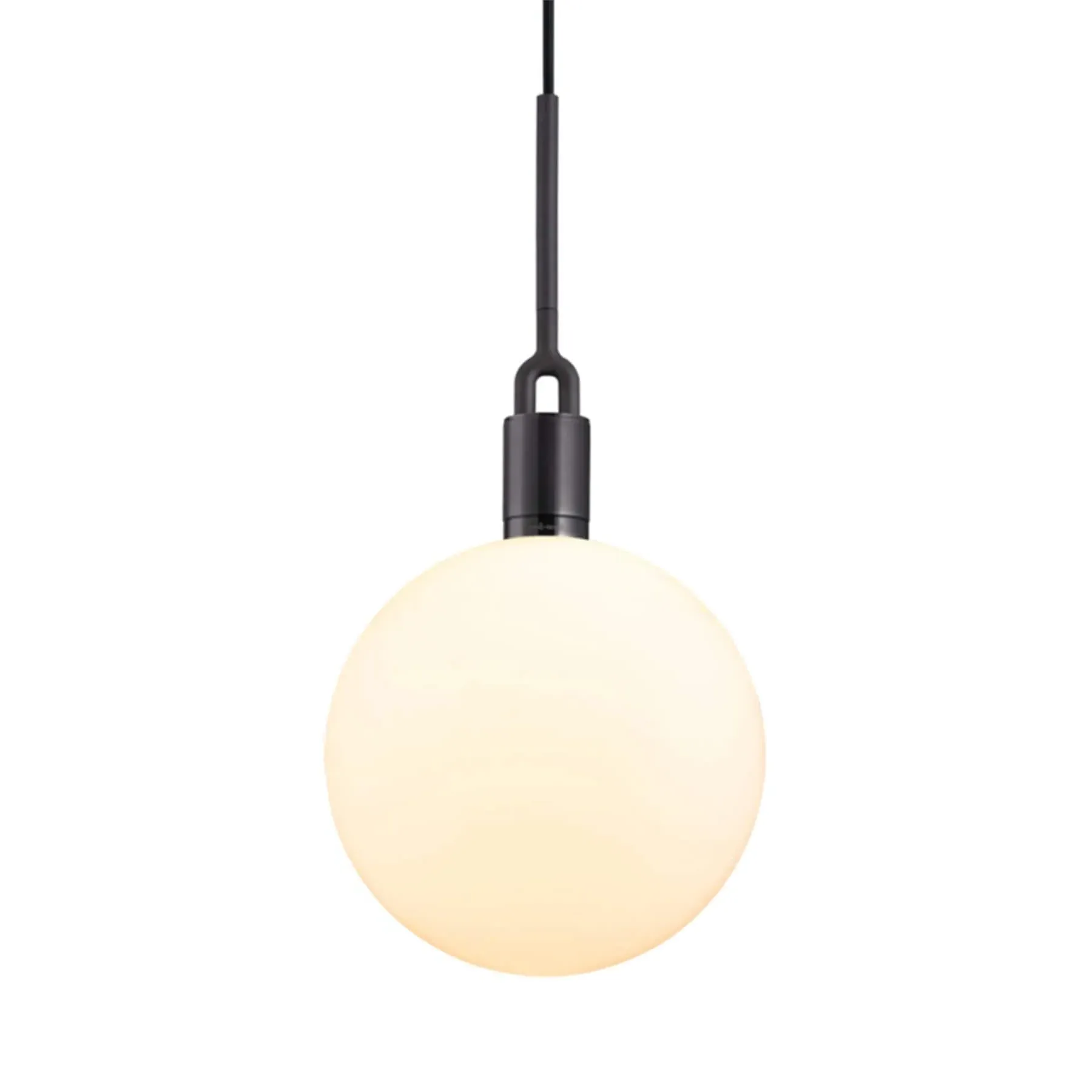 Large Globe Pendant Light - Gun Metal, Metal