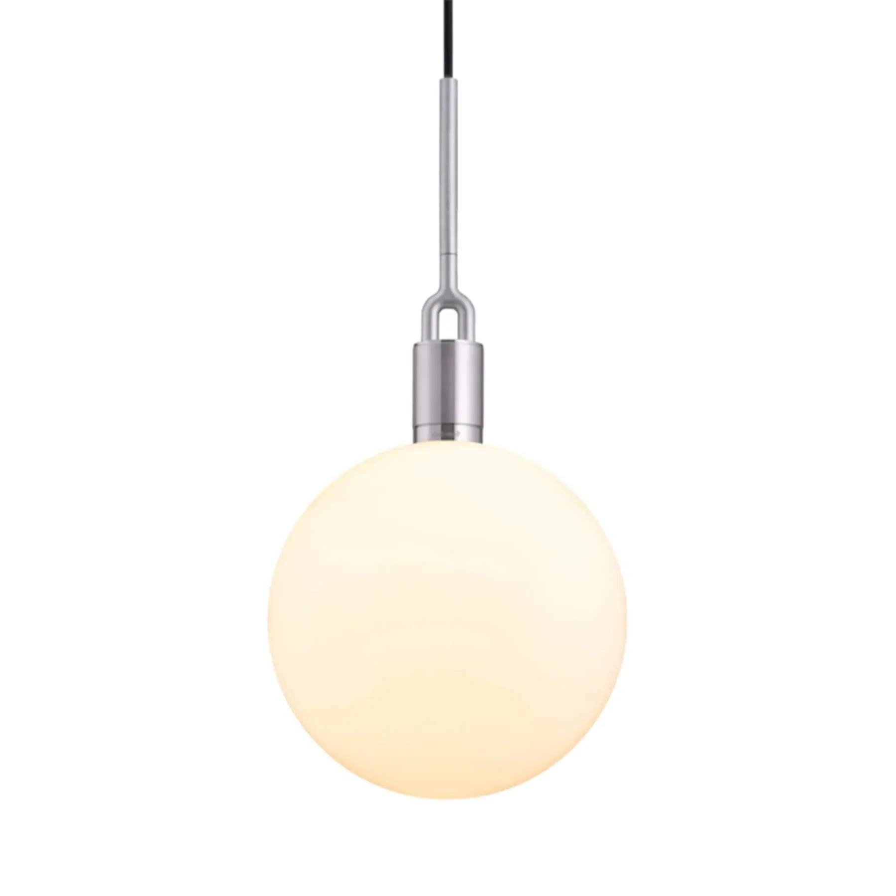 Large Globe Pendant Light - Steel, Metal