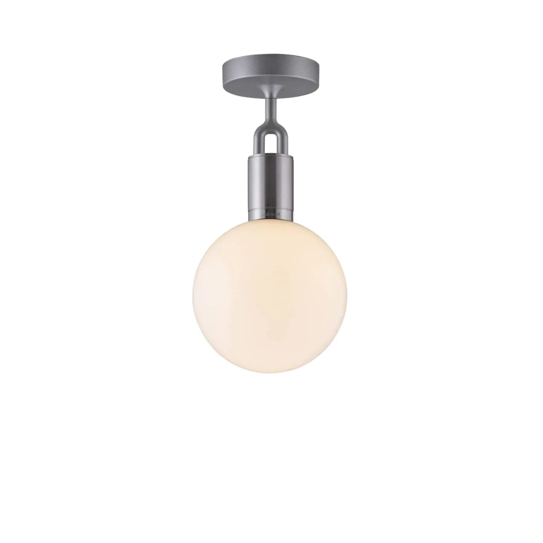 Medium Ceiling Globe Light - Steel, Metal