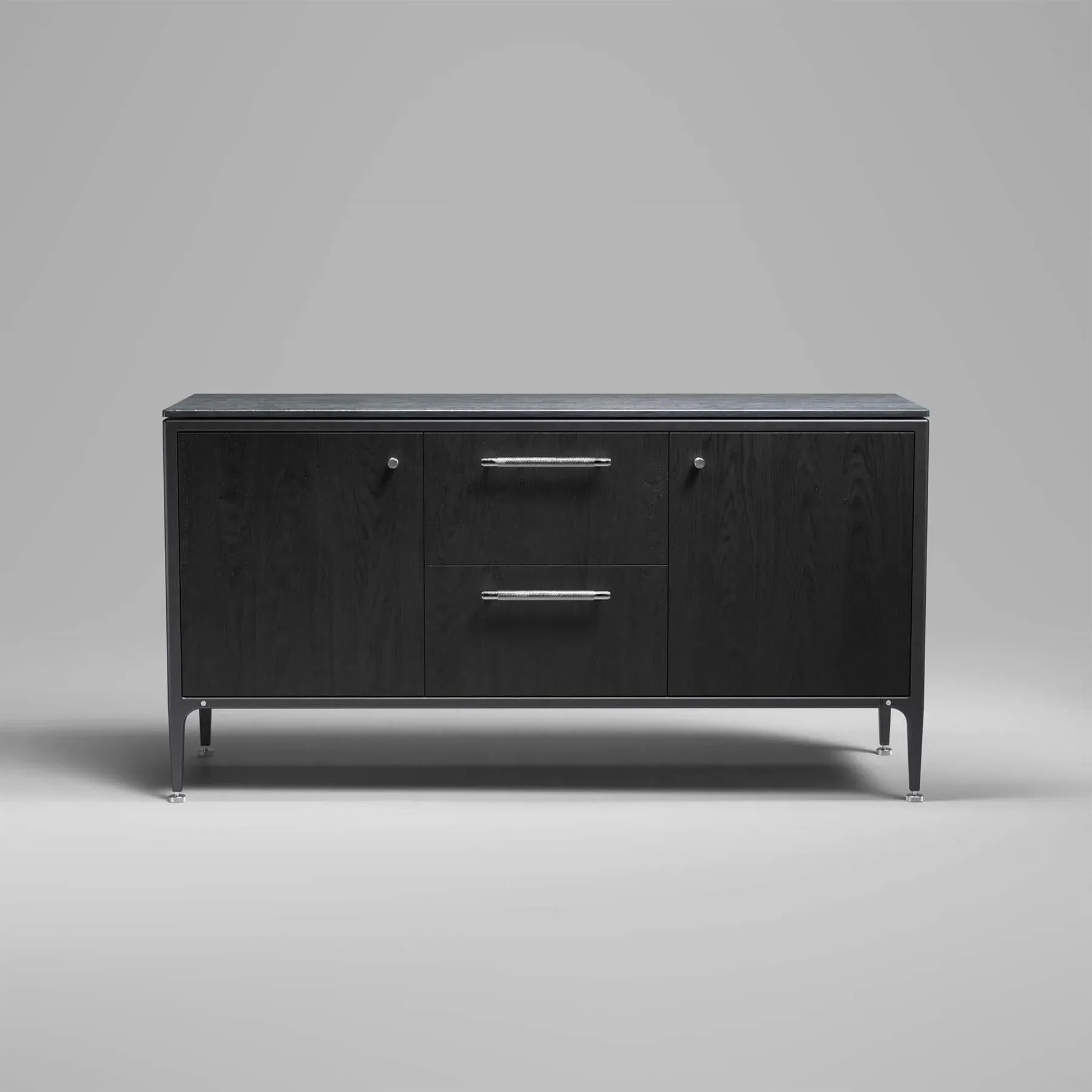 Medium Storage Cabinet - Black Ash, Wood image