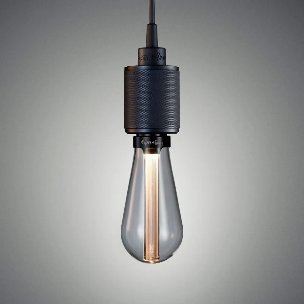 Single Pendant Light Industrial - Bronze, Metal