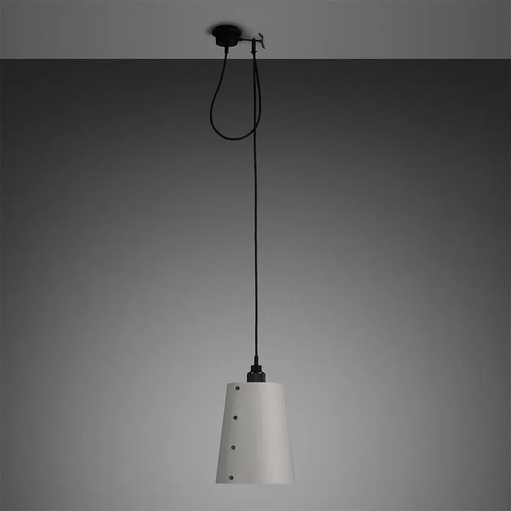 Single Pendant Light with Hook - Bronze, Metal