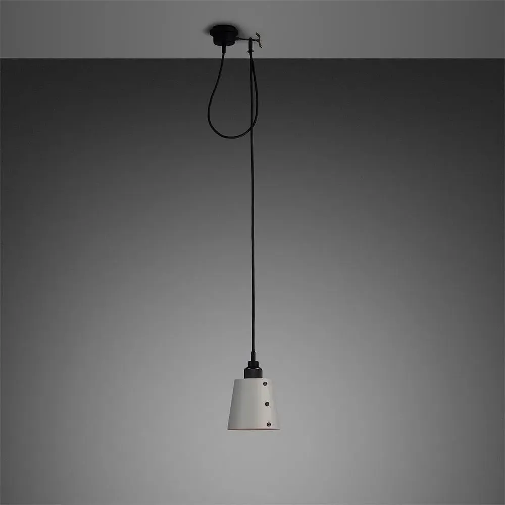 Single Pendant Light with Hook - Bronze, Metal