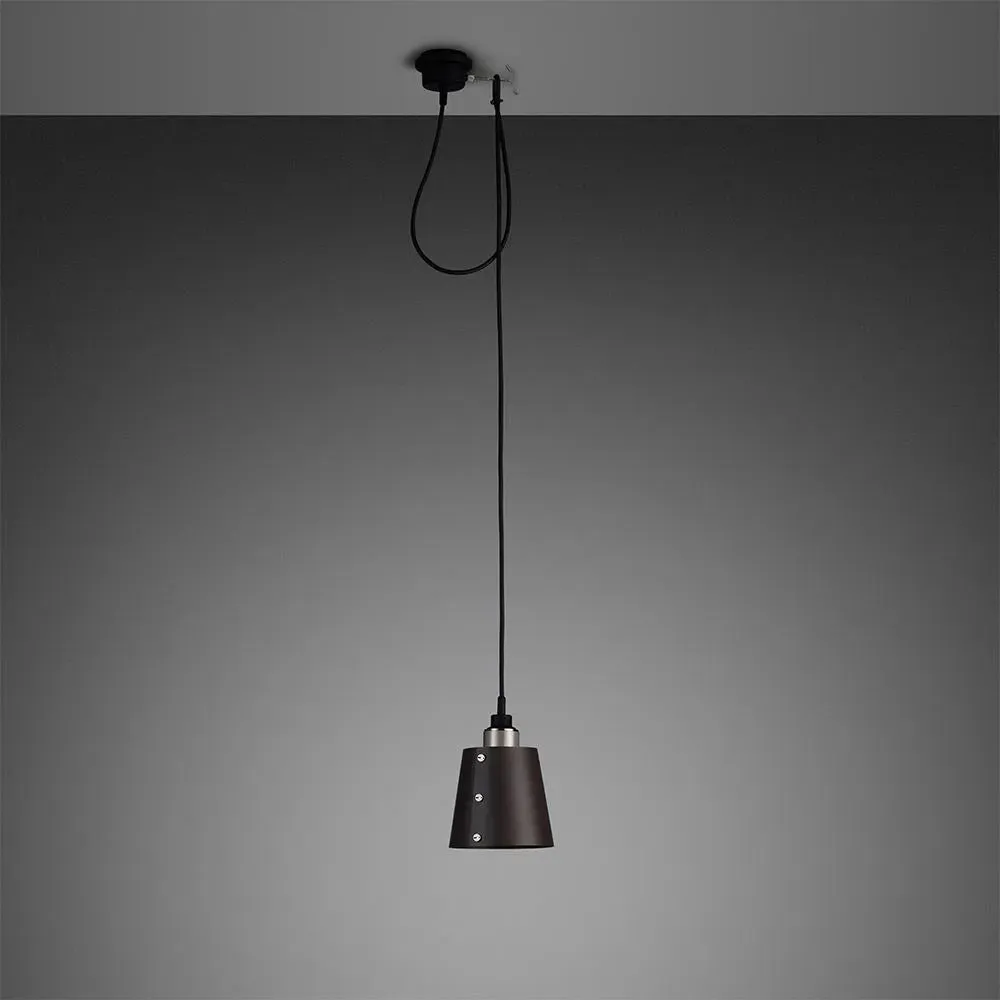 Single Pendant Light with Shade - Graphite, Steel
