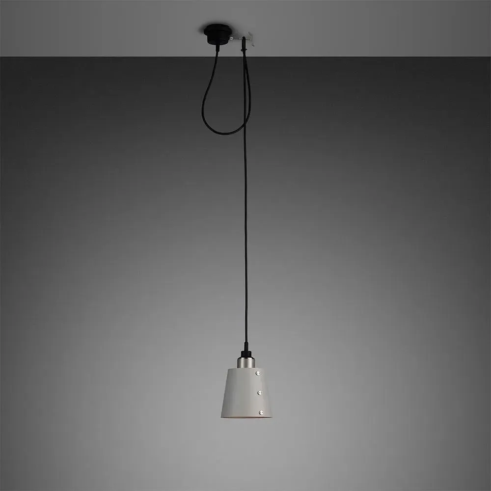 Single Pendant Light with Shade - Stone, Steel