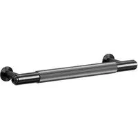 Small Pull Bar with Linear Pattern - Gun Metal