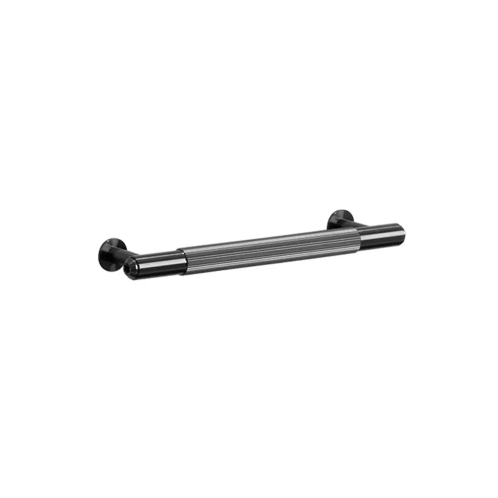 Small Pull Bar with Linear Pattern - Steel