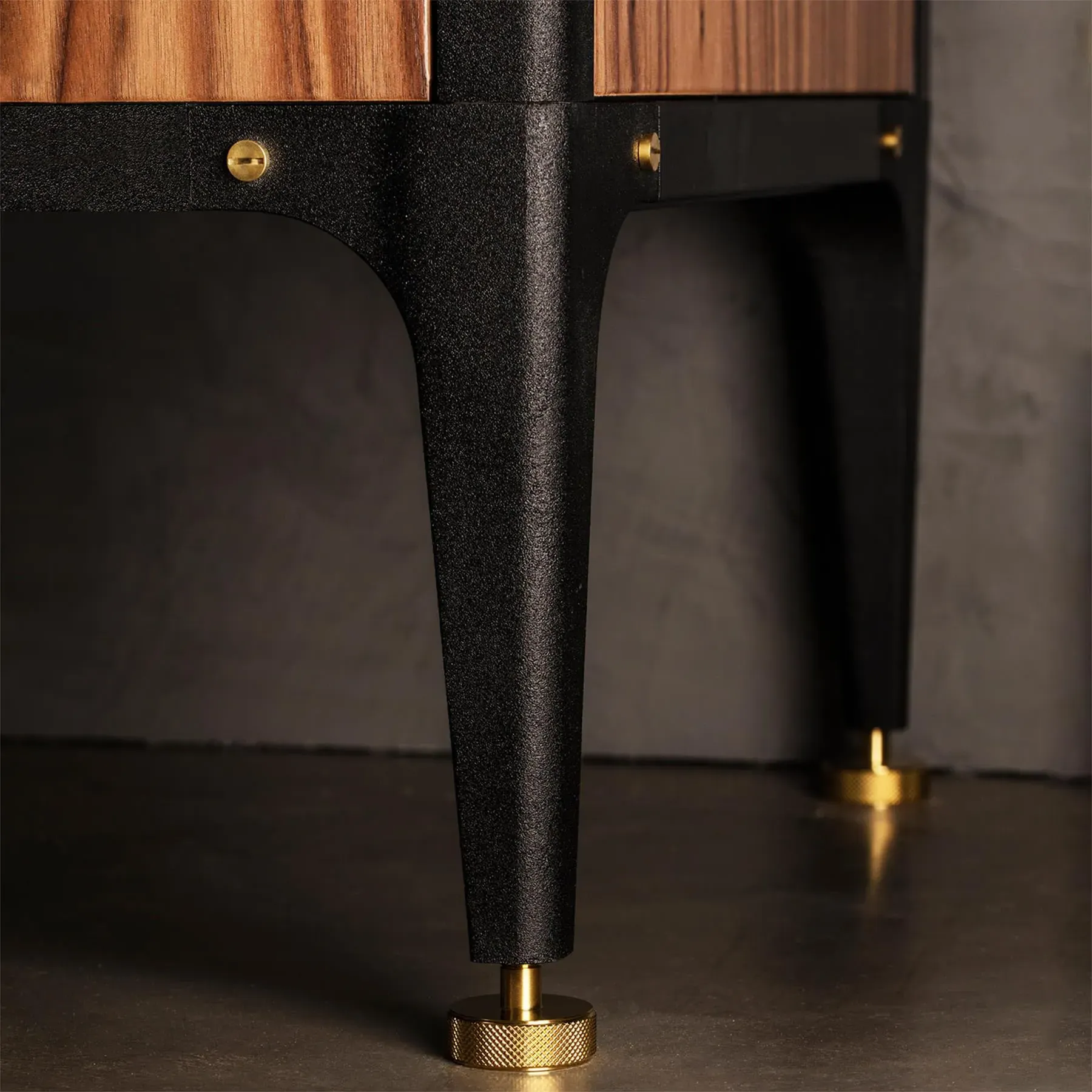 Small Storage Cabinet - Black Ash, Wood