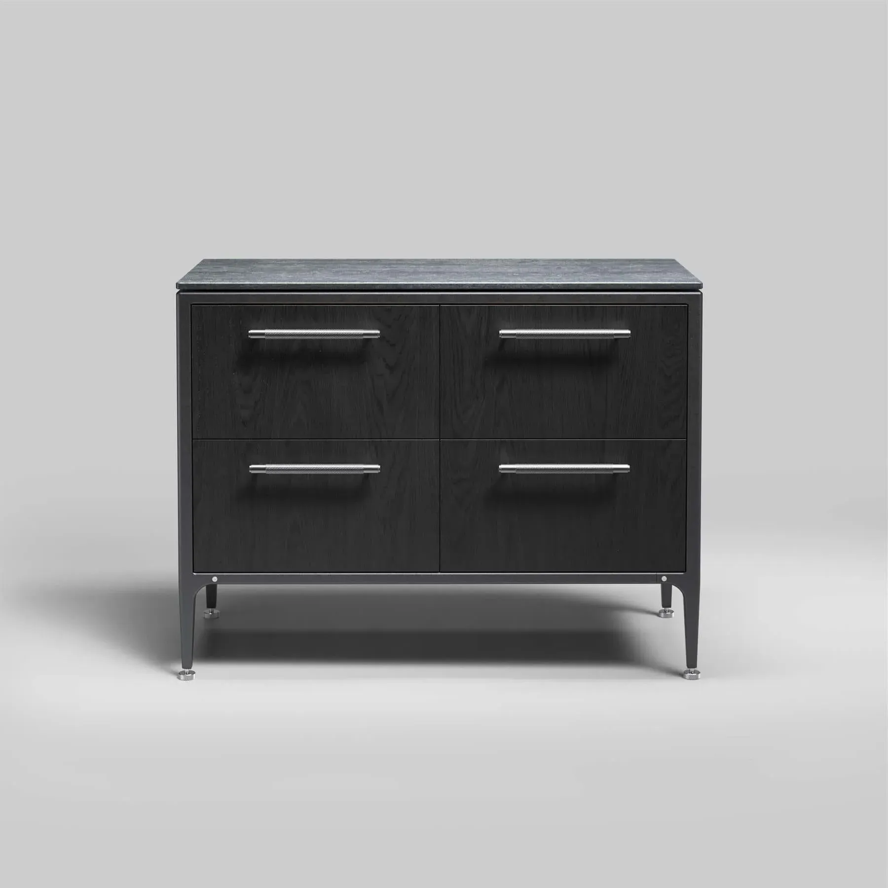 Small Storage Cabinet - Black Ash, Wood