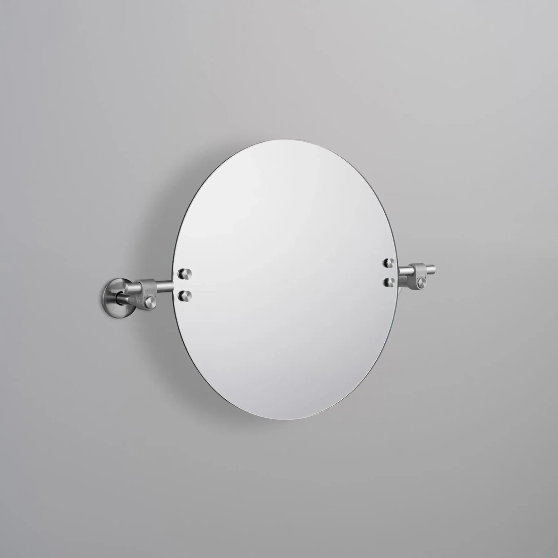 Small Tilting Mirror with Knuckles - Steel