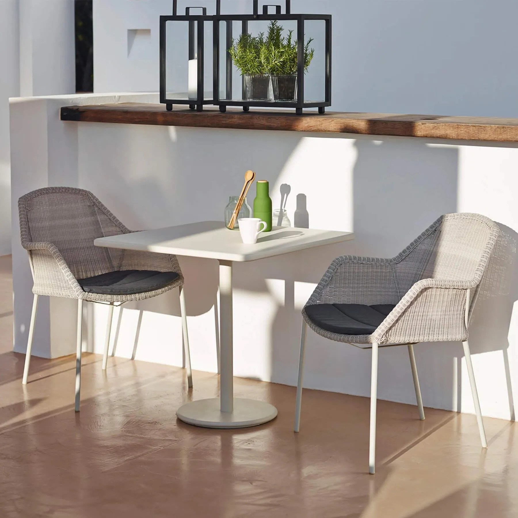 Breeze Garden Chair - Light Grey