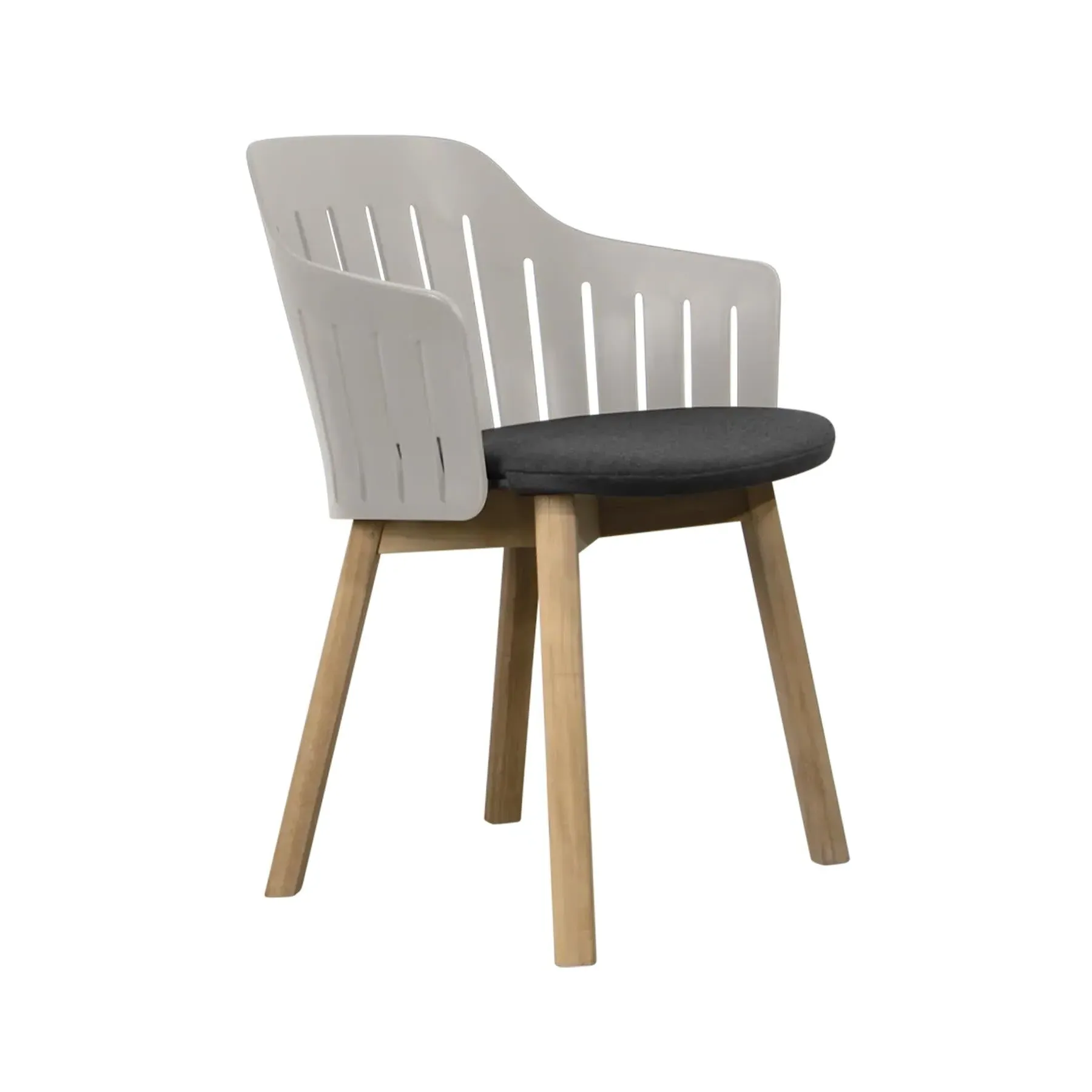 Choice Garden Chair with Teak Legs - Black