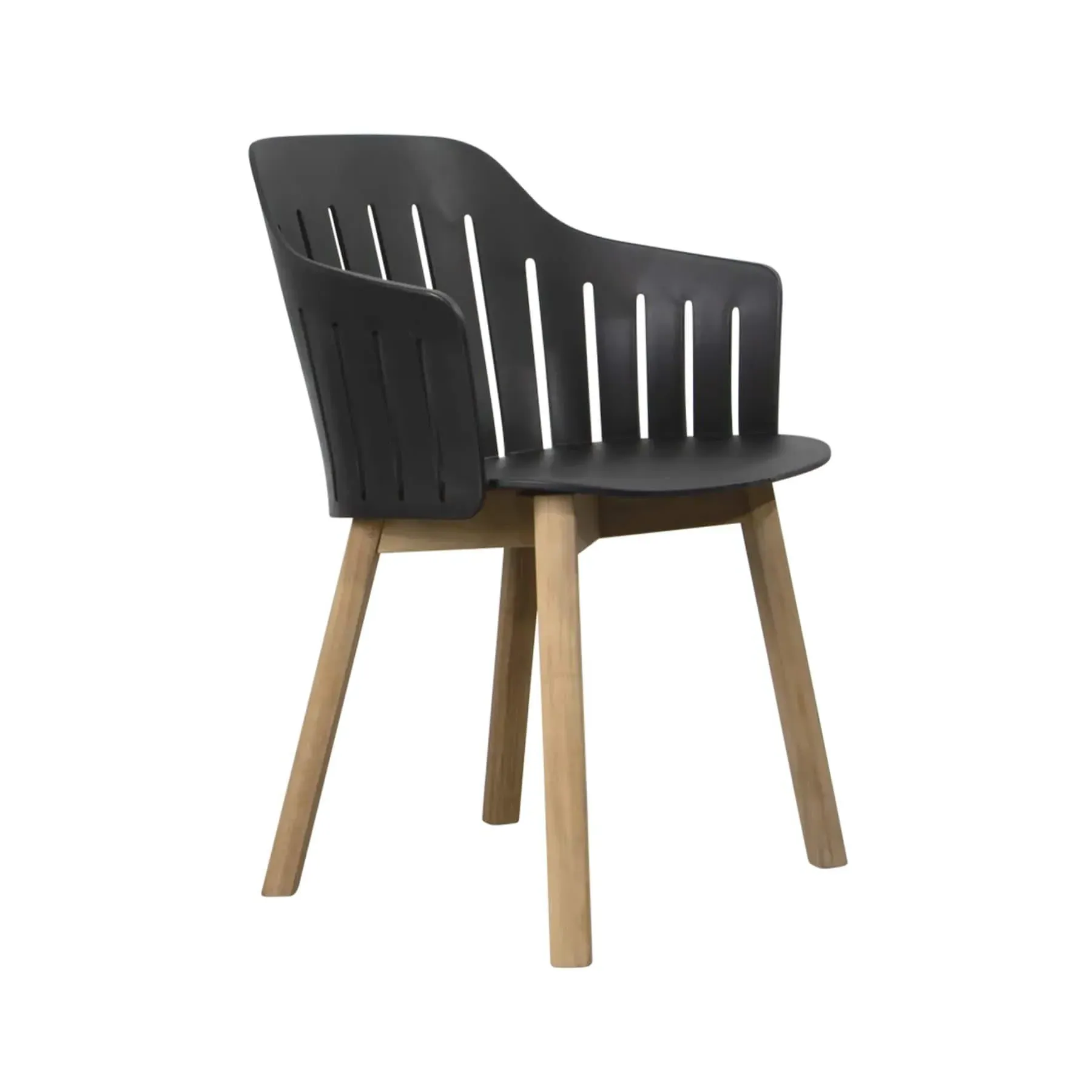 Choice Garden Chair with Teak Legs - Black image
