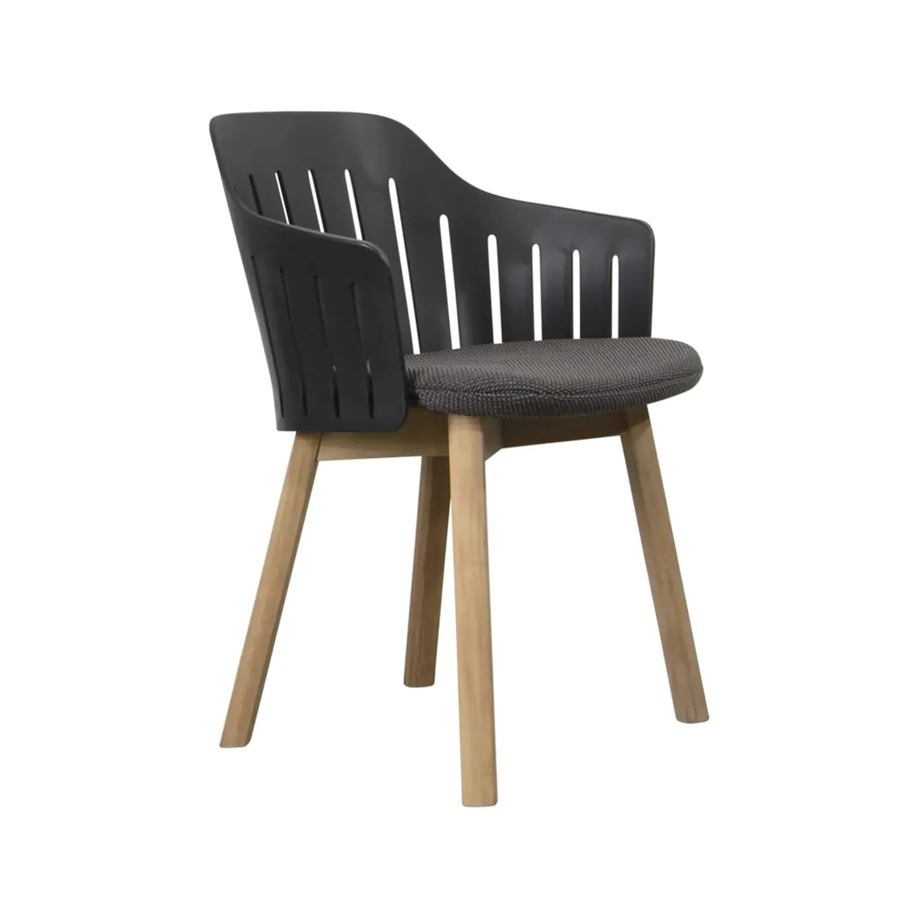 Choice Garden Chair with Teak Legs - Taupe