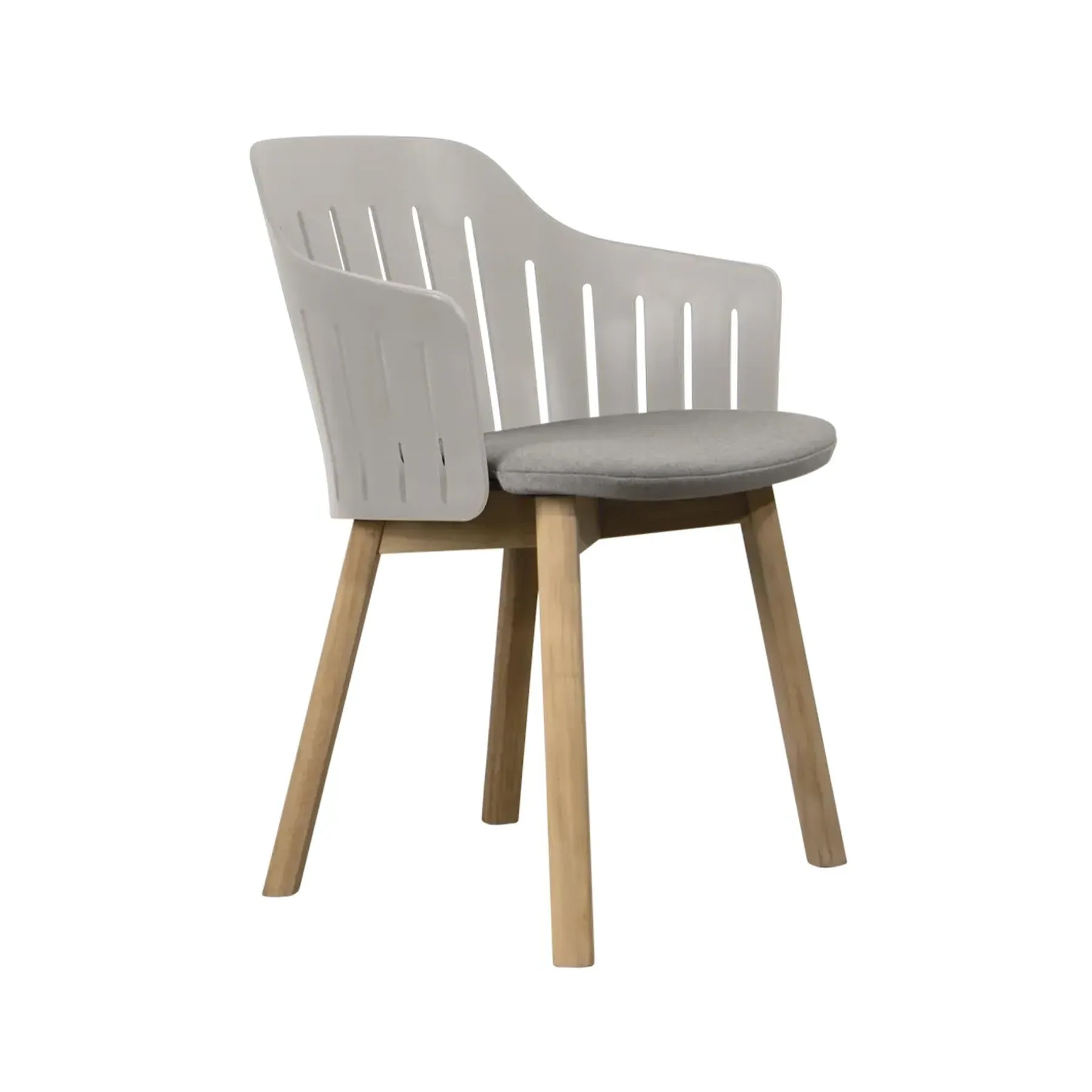 Choice Garden Chair with Teak Legs - Taupe