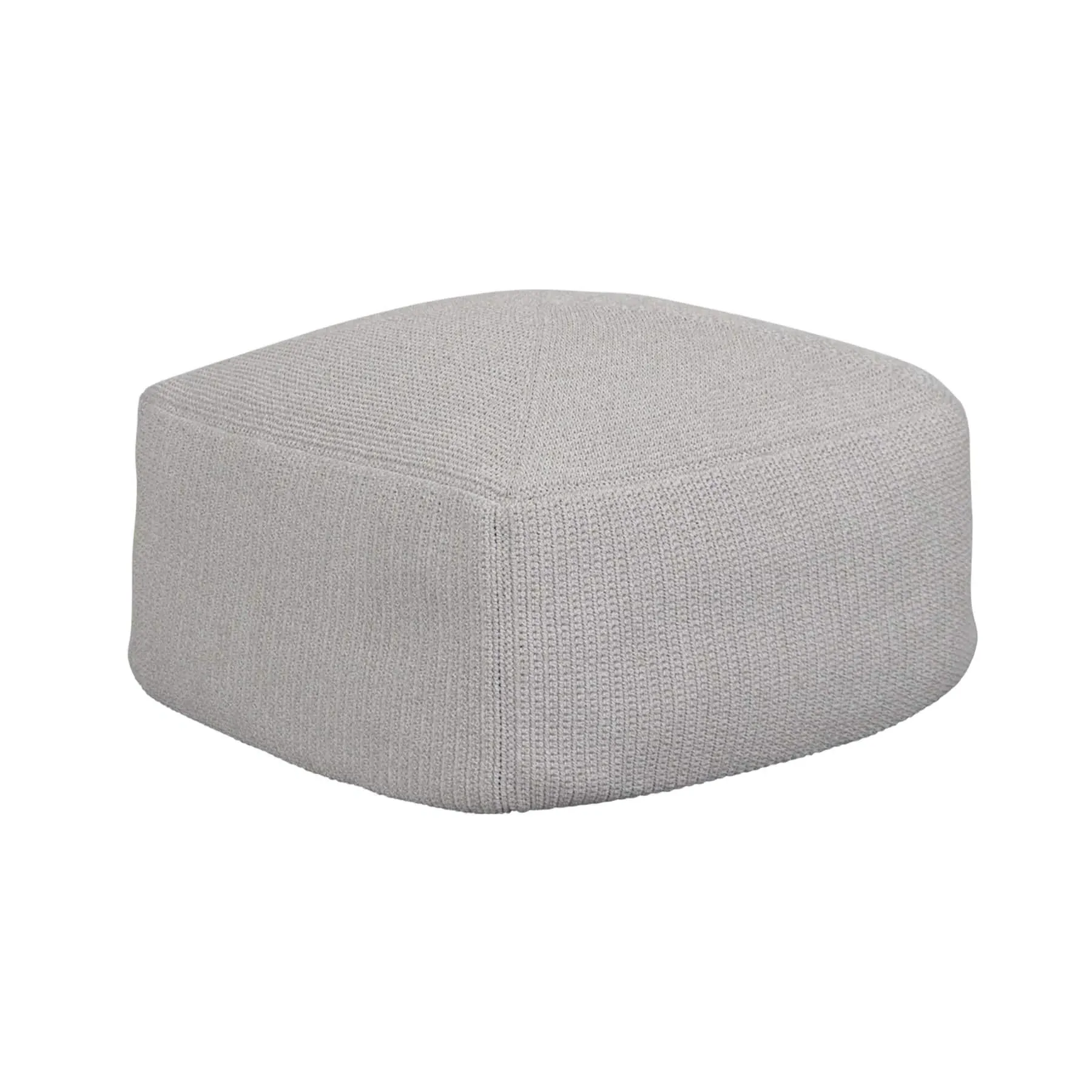 Garden Footstool with Washable Cover - Blue