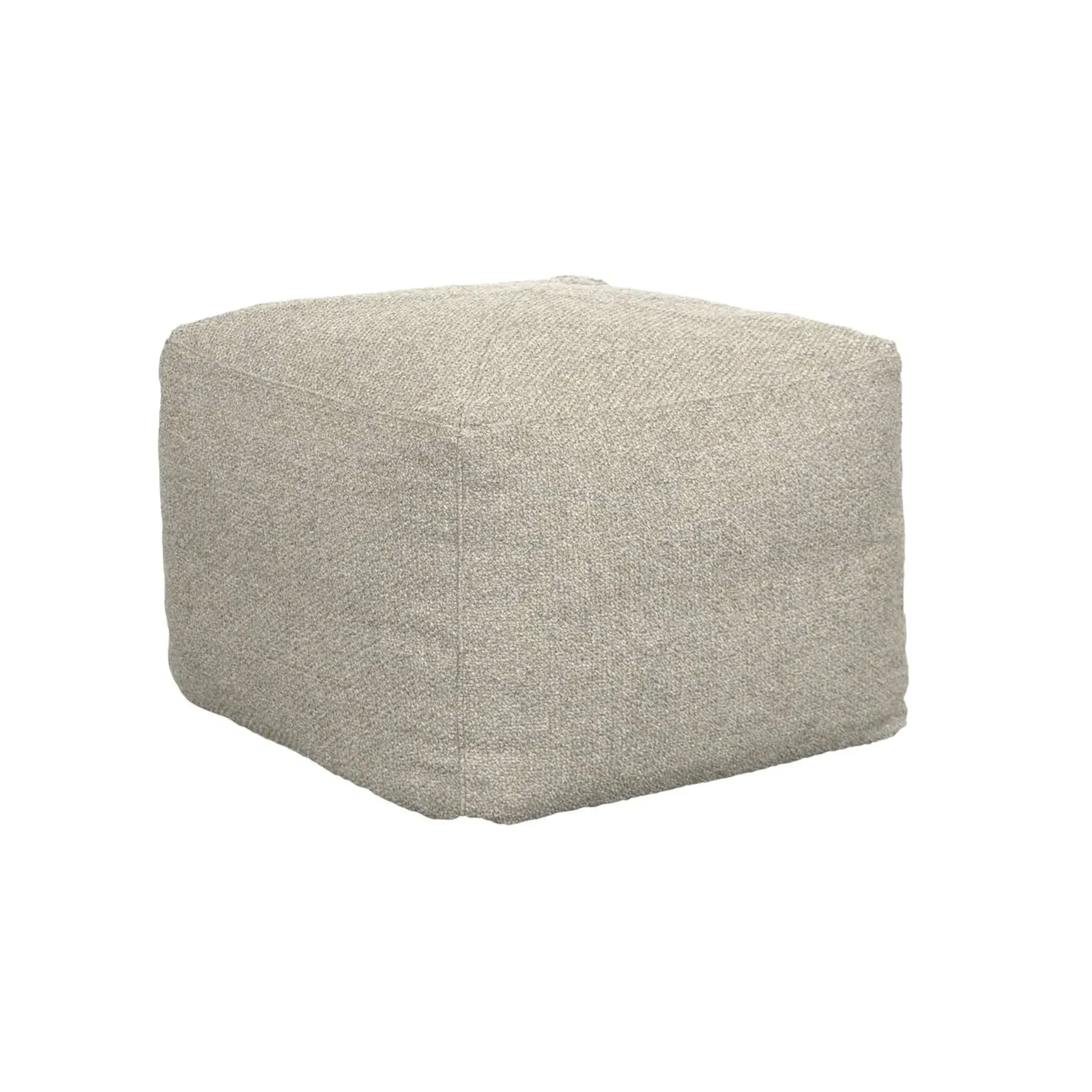 Garden Footstool with Washable Cover - Desert image