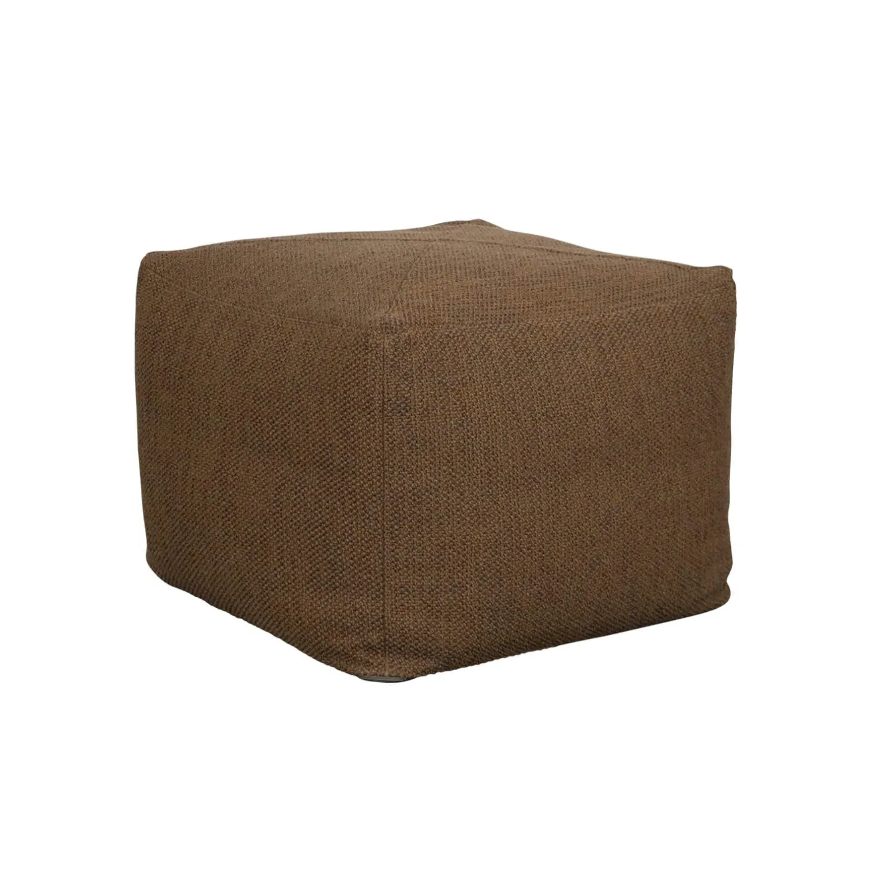 Garden Footstool with Washable Cover - Umber