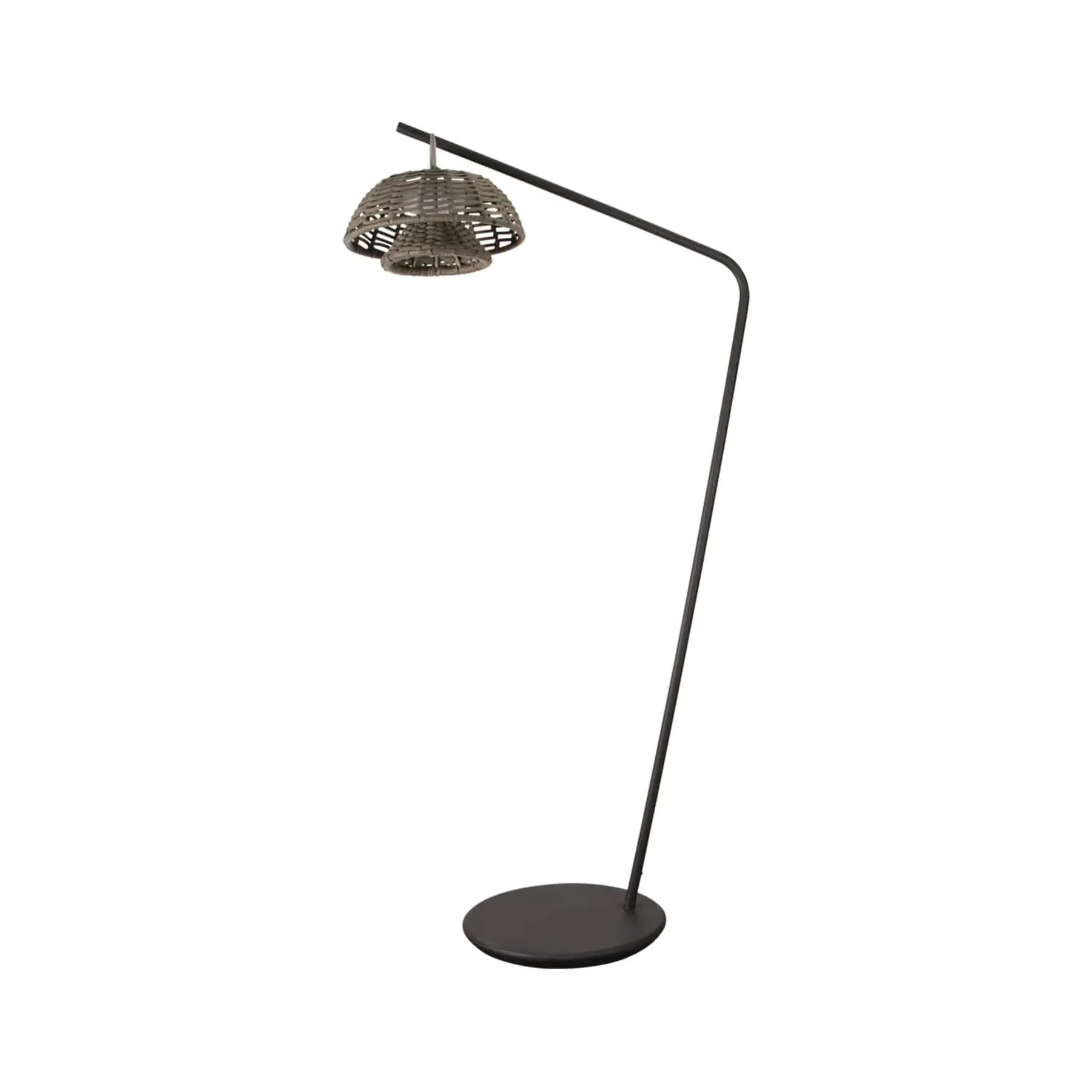 Garden Hanging Light with Solar LED - Taupe