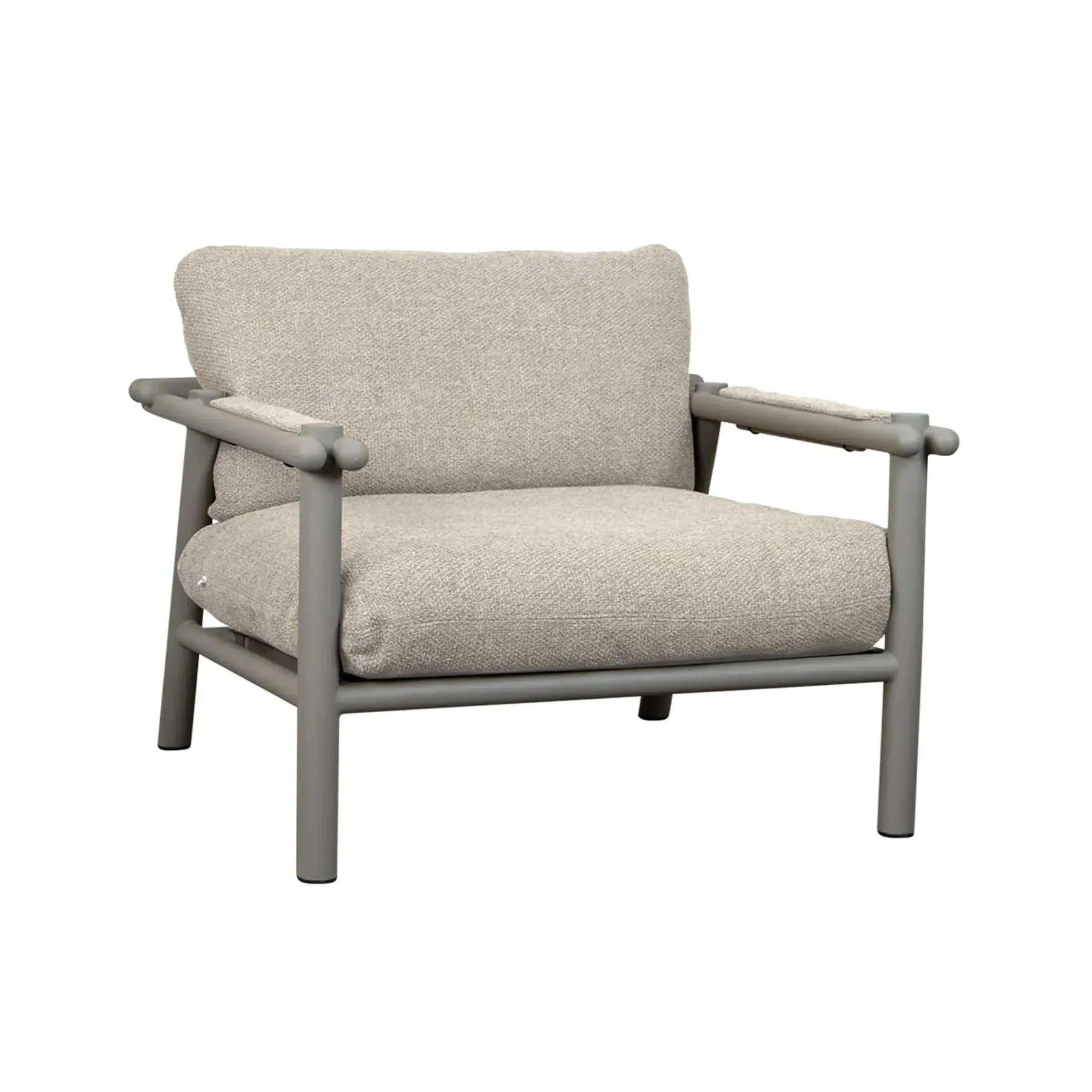Garden Lounge Chair - Sand, Aluminium