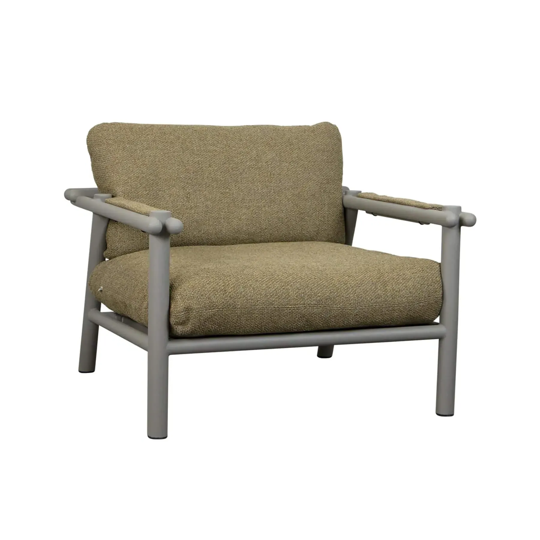 Garden Lounge Chair - Yellow, Aluminium