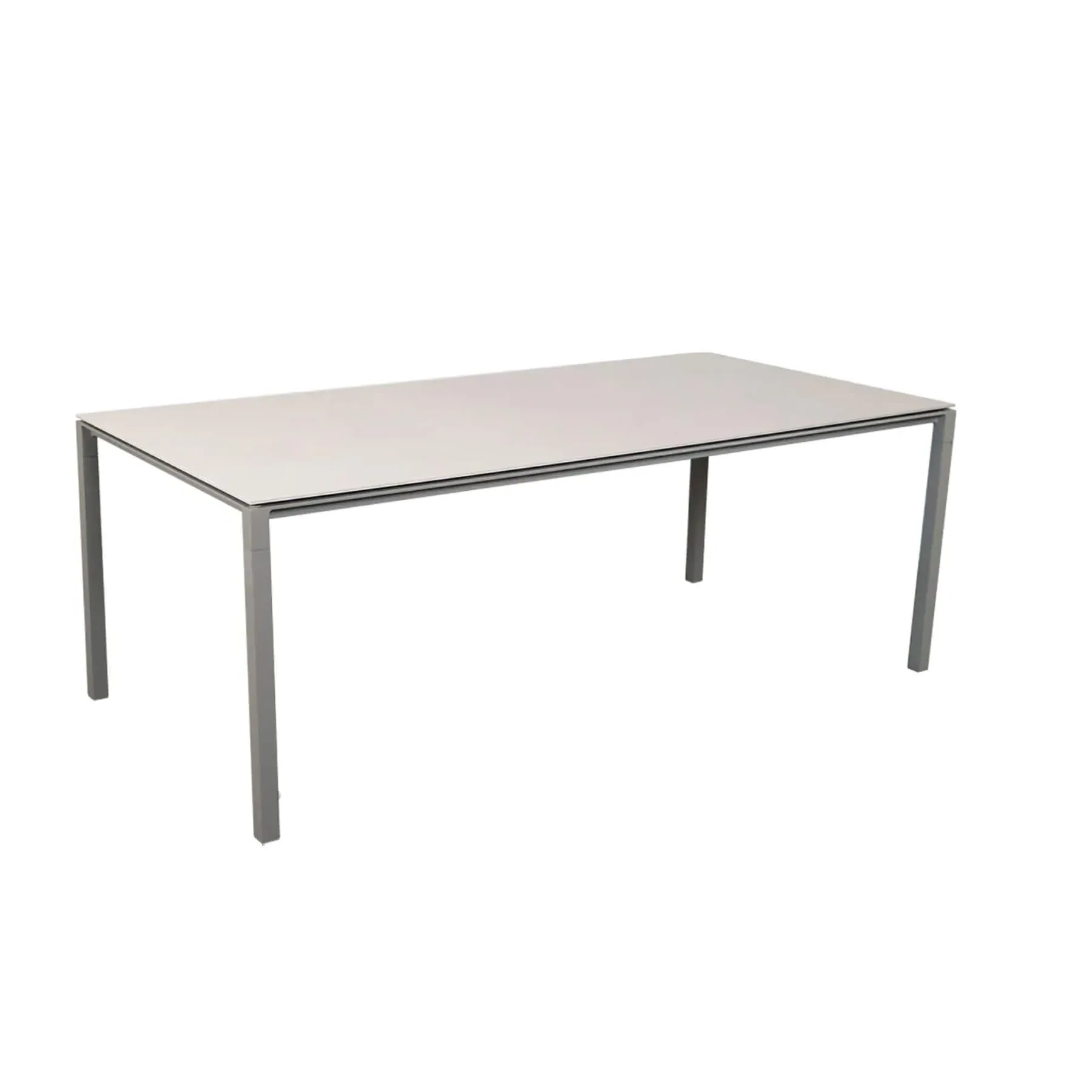 Large Dining Table - Taupe, Ceramic